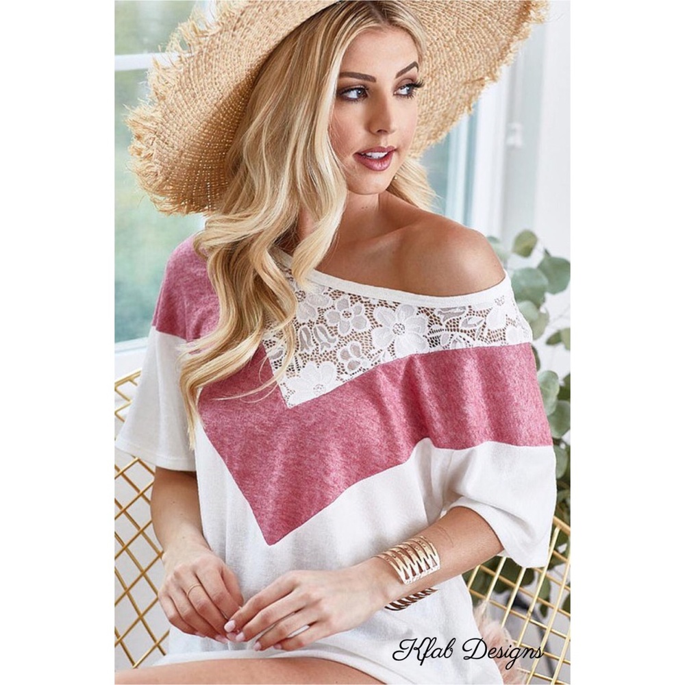 ❤️RESTOCK! Lace Detail Hacci Super Soft Top! - Picture 11 of 12